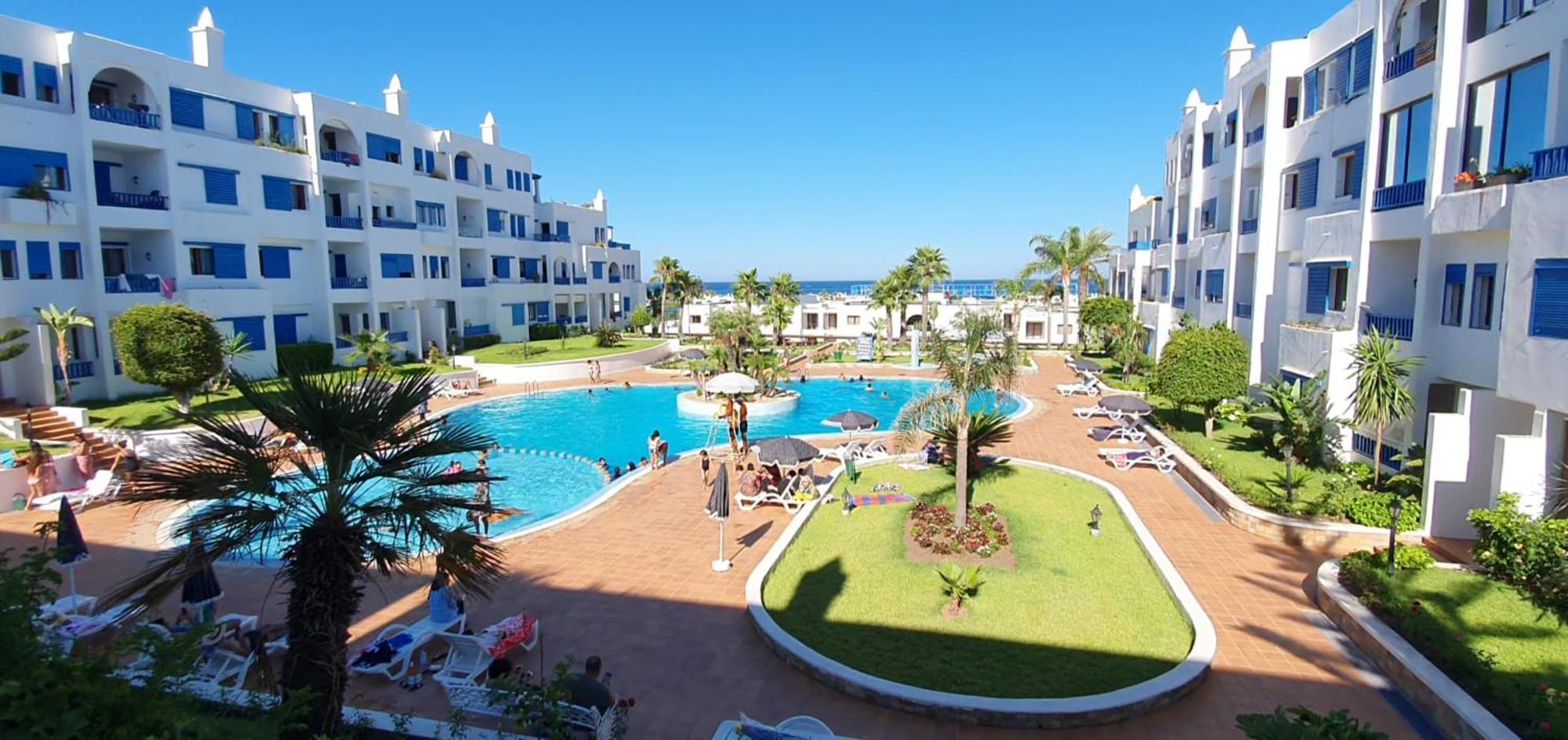 Apartamento Kabila Vista N4 Vue Piscine M'Diq Exterior foto